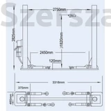 Kép 3/9 - Elektro-hidraulikus csápos emelő 3tonna / 220V / Torin QJY230C-E
