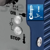 Kép 4/7 - Einhell BT-IW 150 Hegesztő Inverter 150A / 1,6-4,0mm