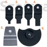 Kép 1/4 - Einhell Multicsiszoló BT-MG 180 Tartozék szett 6db-os