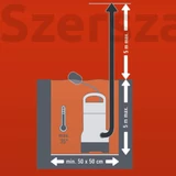 Kép 4/10 - Einhell GH-DP 3730 búvárszivattyú szennyvízhez is, 370W, 5m, 9000L/h