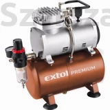 Kép 1/2 - Extol kompresszor 150W 3L 6bar (airbrush festéshez is használható)
