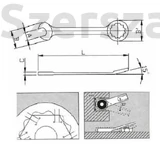 Kép 2/2 - Jonnesway W261 Profi csillag-villáskulcs, 6x105mm