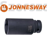 Kép 1/4 - Jonnesway profi gépi hosszú dugókulcsfej, 1/2", 8x78mm