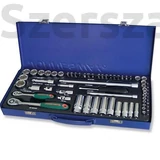 Kép 1/4 - Jonnesway Profi Dugókulcs Készlet 1/4" és 3/8" 57db-os S04H3157S