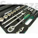 Kép 2/3 - Jonnesway Profi Dugókulcs Készlet 1/2" 27db-os / S68H4127S