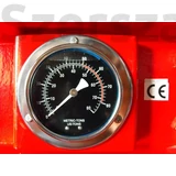 Kép 4/4 - Pneumatikus műhelyprés állvánnyal 50 tonna (Levegős működtetésű)