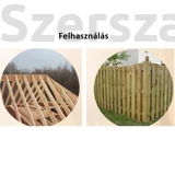 Kép 2/5 - PRO-FAST állvány- és faszerkezet csavar, süllyesztett fejű, 8x80cm