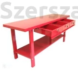 Kép 3/3 - Munkapad, Szerelőasztal - Satupad három fiókos 200x64cm (TSC79111)