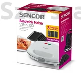 Kép 2/5 - Sencor SSM 9300 Szendvicssütő, grillező és gofrisütő