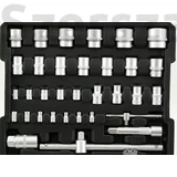 Kép 8/9 - Szerszámkészlet 1/2"&amp;1/4"  187db-os
