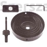 Kép 4/4 - Vorel Körkivágó Készlet 64-127mm, 8db-os
