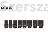 Kép 1/2 - Yato Dugókulcs Hosszú Készlet 3/4" Gépi 8db-os / YT-1155