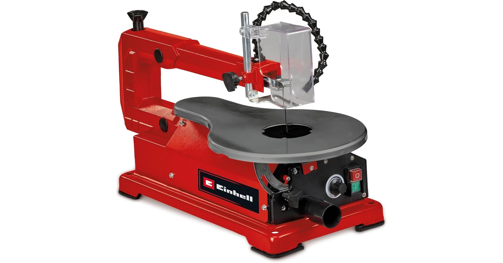 Scie à Chantourner Einhell TC-SS 406 E - 120W, Coupe 50mm, Inclinable 47° - Avec 2 Lames