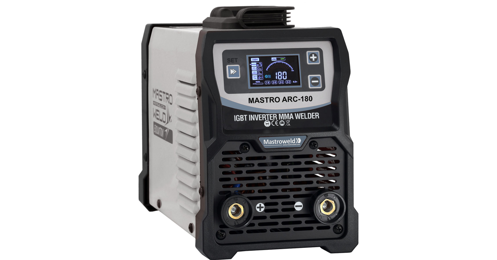Mastroweld Mastro MIG-180 multifunkciós inverter, 6.8kVA, 1.6-4.0mm