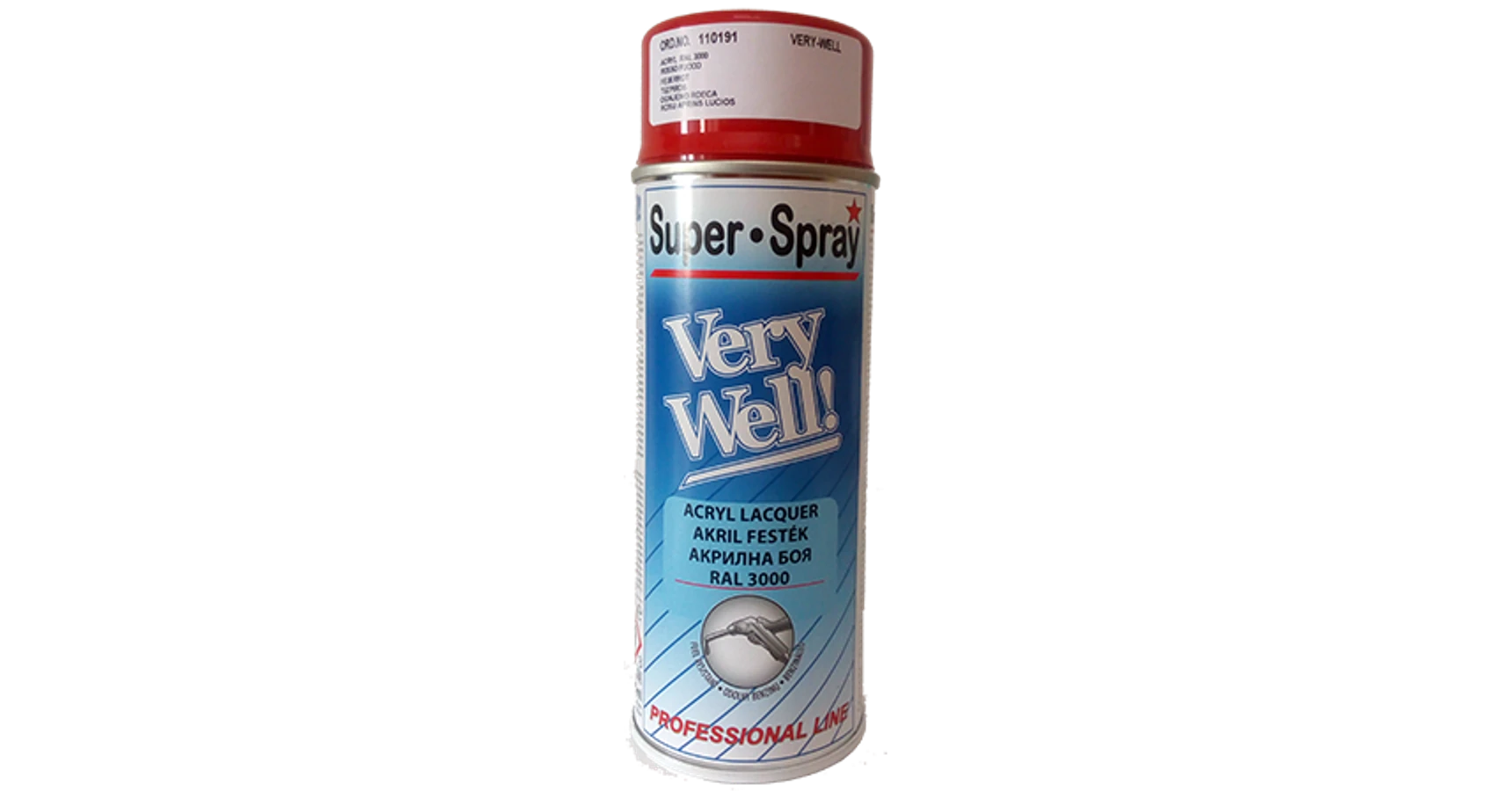 MIPA Acryl-Lackspray RAL5002 Ultramarinblau – 400 Ml, Schnell Trocknend, Für Metall