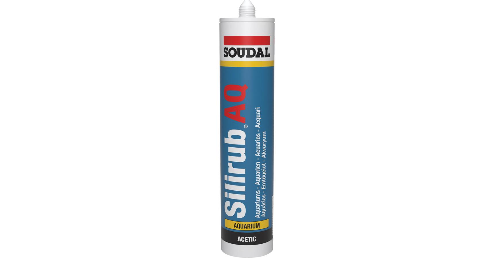 Soudal Silirub AQ szilikon ragasztó-tömítő, akvárium, neutrális ...