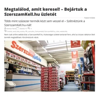 Megtalálod, amit keresel! – Bejártuk a SzerszamKell.hu üzletét
