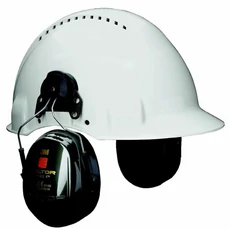 3M Peltor H520P3E-410-GQ sisakra szerelhető Optime II fültok, fekete