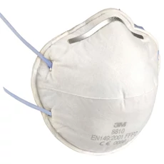 3M 8810 FFP2 NR D szelep nélküli részecskeszűrő maszk, fehér, 20db