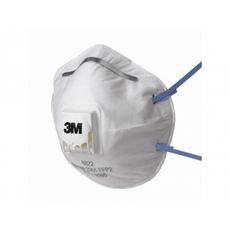 3M 8822 munkavédelmi részecskeszűrő maszk szeleppel, FFP2, fehér