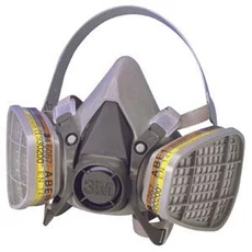 3M 6100 munkavédelmi félálarc, szürke, S