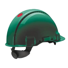 3M Peltor védősisak, racsnis, zöld