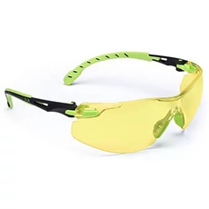 3M Solus szemüveg, borostyán lencsével, kék - zöld szárral