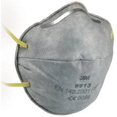 3M 9913 FFP1 NR D aktívszenes részecskeszűrő félálarc, szürke, 20db