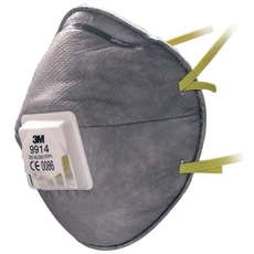 3M 9914 FFP1 NR D aktívszenes szelepes részecskeszűrő félálarc, szürke, 10db