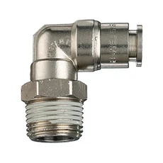 ANI 50/CG pneumatikus könyök csatlakozó, külső menetes, forgós, fém, 6mm-1/8&quot;