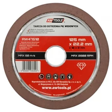 AWTools gyémánt köszörűkorong sarokcsiszolóhoz, 125x22.2mm
