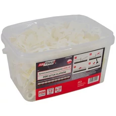 AWTools burkolat szintező klipsz, 6-17mm, 400db