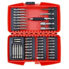 AWTools bitkészlet, 25-50mm, 1/4&quot;, 45db