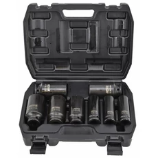 AWTools Black Line gépi dugókulcs készlet, HEX, 1/2", 78mm, 17-32mm, 8db