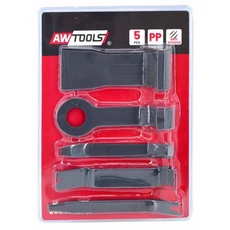 AWTools autókárpit kiszerelő készlet, PP, 5db