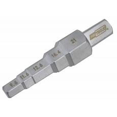 AWTools lépcsős radiátor kulcs, 9.6-21mm, külső 1/2&quot;