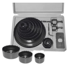 AWTools körkivágó készlet, 19-127mm, 16db AWTools körkivágó készlet, 19-127mm, 16db