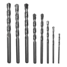 AWTools téglafúrószár készlet, hengeres, CrV, 3-10mm, 8db