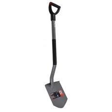 AWTools fém ásó, hegyes, 1.4m, 19x29cm