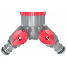 AWTools csapcsatlakozó kétágú elosztóval, belső menetes, szabályozható, 1/2-3/4", 25db