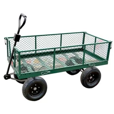 AWTools TC1840A húzható kerti kocsi 4 kerékkel, 120kg
