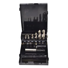 AWTools fúró-menetfúró készlet, HSS, M3-M10, 7db