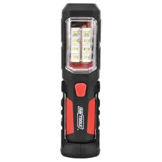 AWTools LED elemes munkalámpa, elem nélkül, mágneses, 280lm