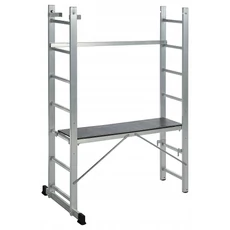 AWTools létra-állvány, alumínium, 150kg, 2x7 fok