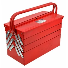 AWTools szerszámosláda, acél, 53x25x20cm, 7 rekesz