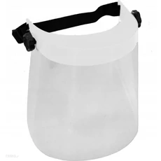 AWTools arcvédő plexi, állítható, fehér