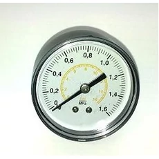 AWTools manométer hátsó kivezetéssel, 0-16bar, 1/4"