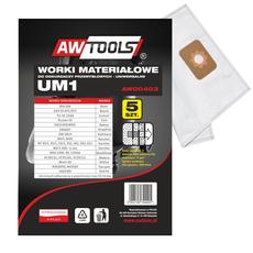 AWTools ipari porszívózsák, UM1, 5db