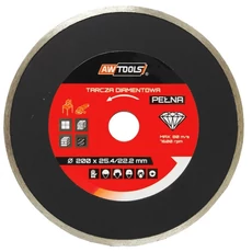 AWTools gyémánt vágókorong, folytonos, 230x25.4mm