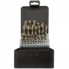 Abraboro HSS-GS fémcsigafúró készlet, 1-13x0.5mm, 25 részes Abraboro HSS-GS fémcsigafúró készlet, 1-13x0.5mm, 25 részes